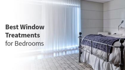 Best window treatments for bedrooms