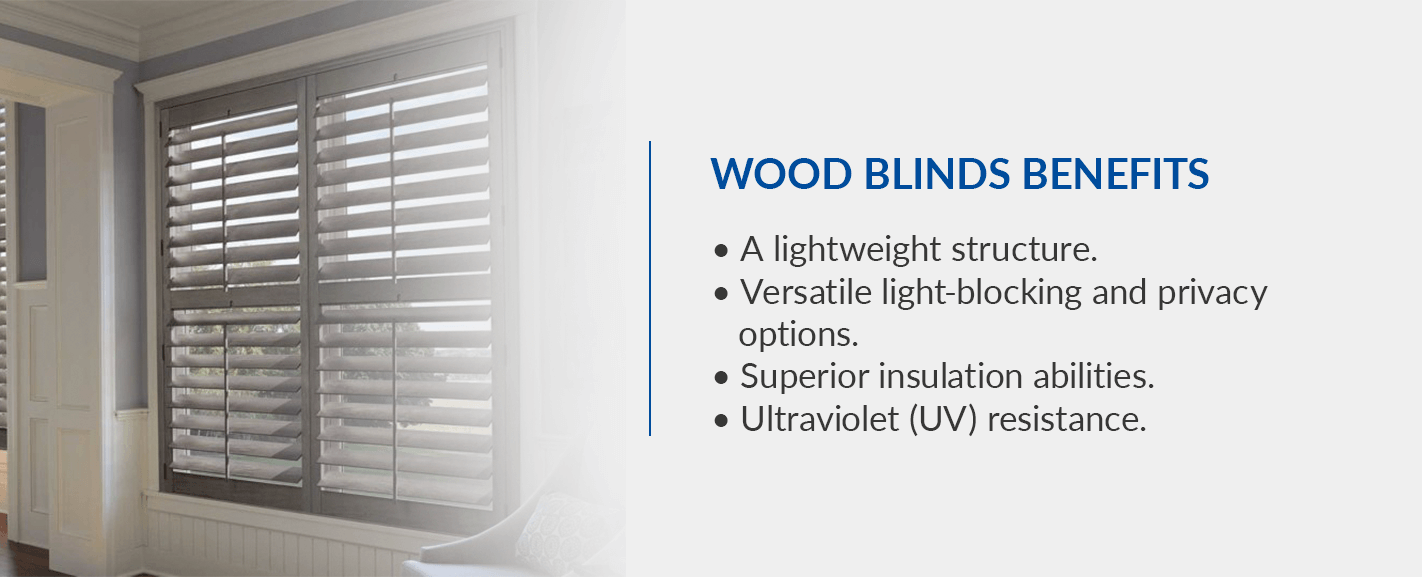 benefits of wood blinds